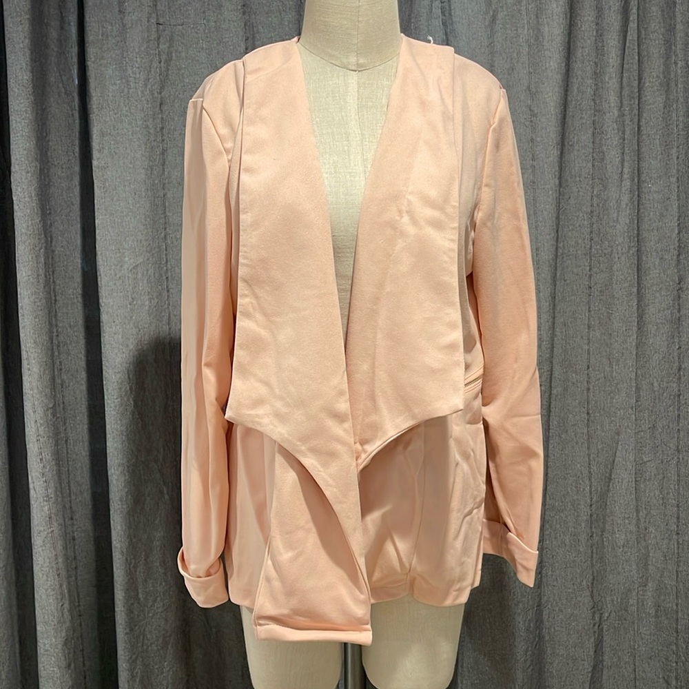 Pale pink blazer